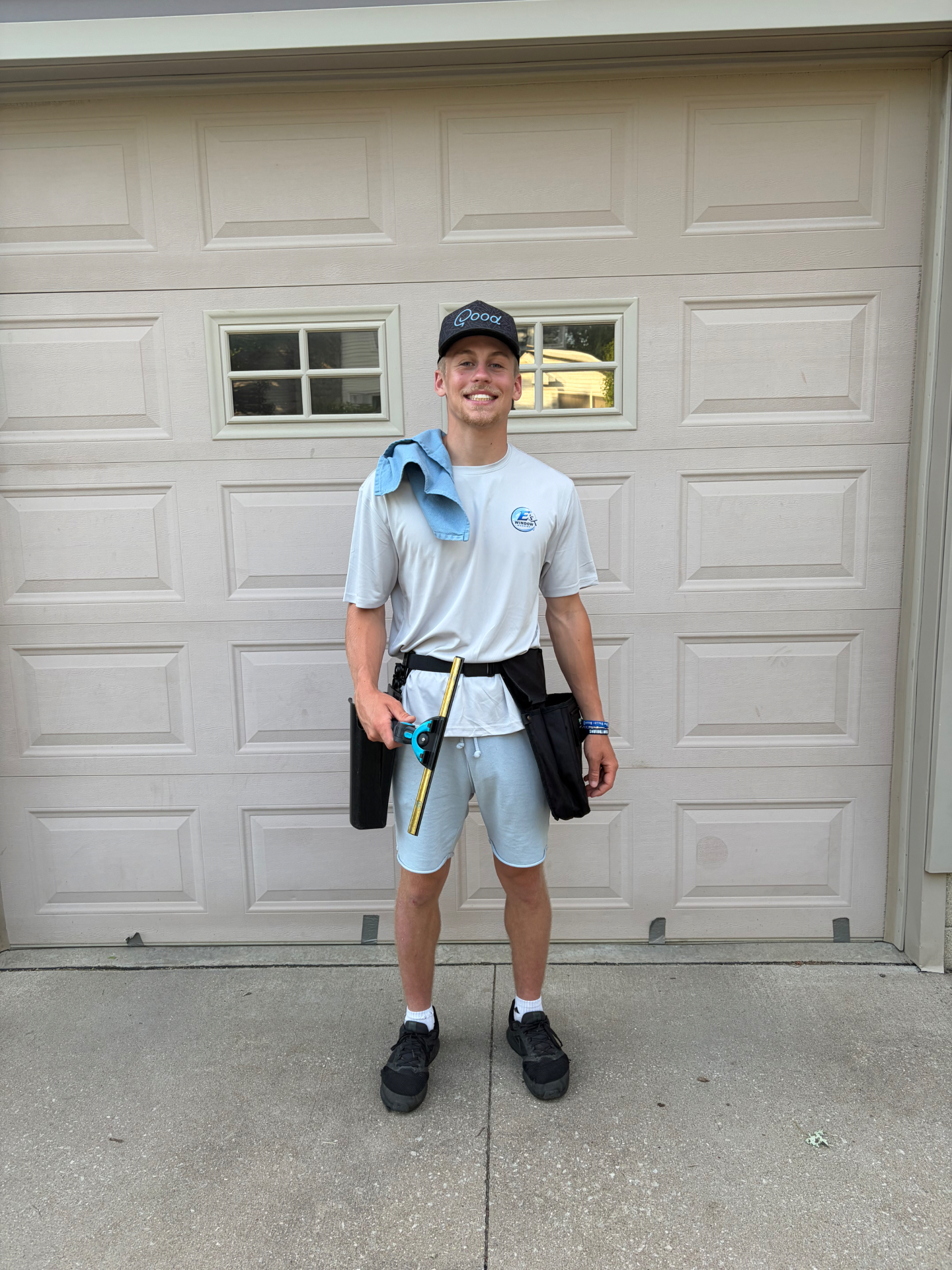 Ethan, owner of E's Window Washing