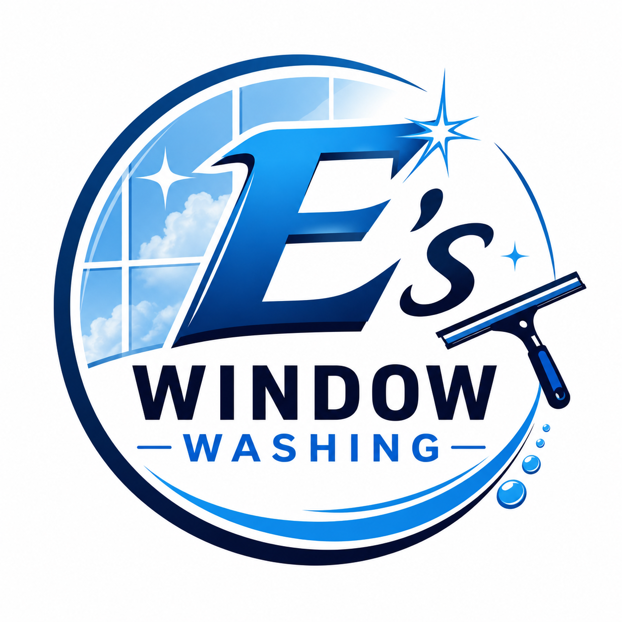 E's Window Washing logo